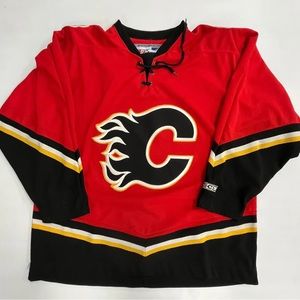 Vintage Calgary Flames Jersey mens XL